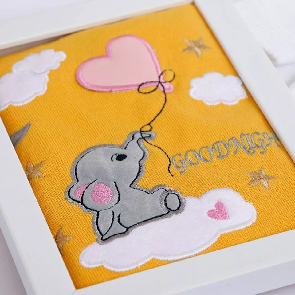 بلوز بافت گپ فیل بادکنک قلبی سایز ۳۰ تا ۴۰ کد ۵۱۰۶