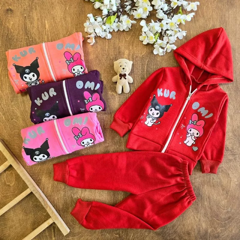 سویشرت شلوار توکرکی کرومی سایز ۳۵،۴۰ (ایراددار) کد ۵۱۲۱-1