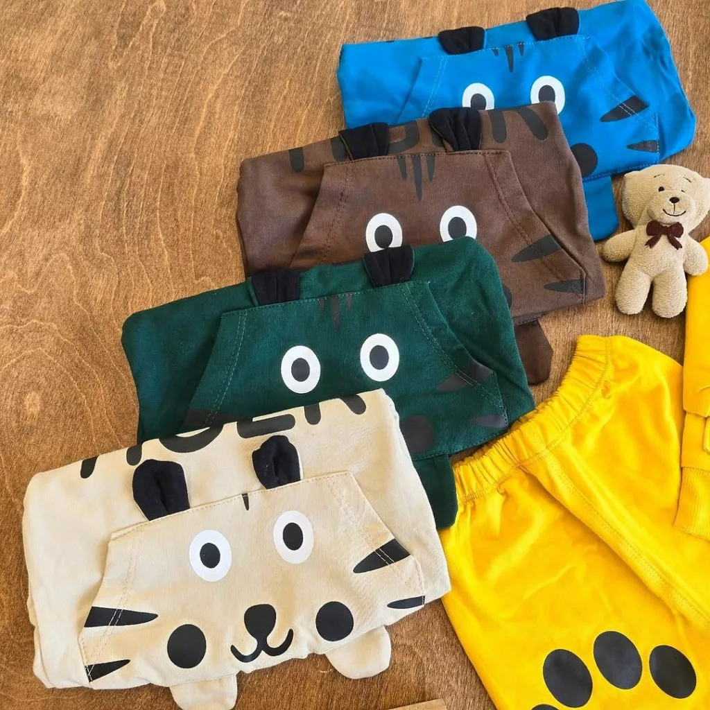 بلوز شلوار تایگر Tiger جیب کانگرویی سایز ۳۵ تا ۴۵ کد ۵۰۶۸