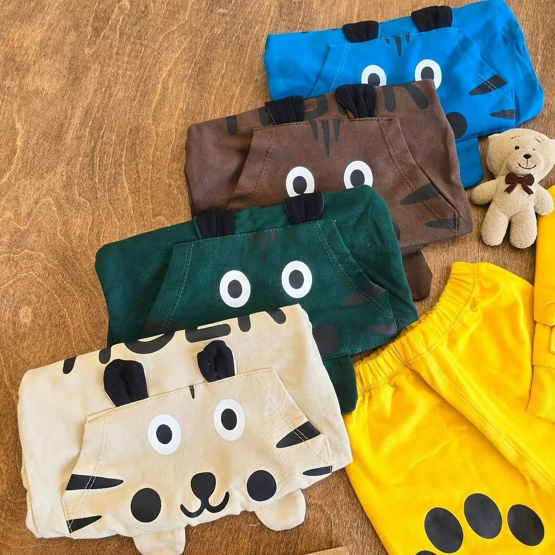 بلوز شلوار تایگر Tiger جیب کانگرویی سایز ۳۵ تا ۴۵ کد ۵۰۶۸