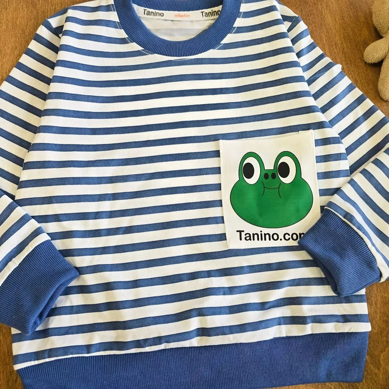 بلوز شلوار راه راه قورباغه (و خرس) سایز ۴۰،۴۵ کد ۵۱۷۲