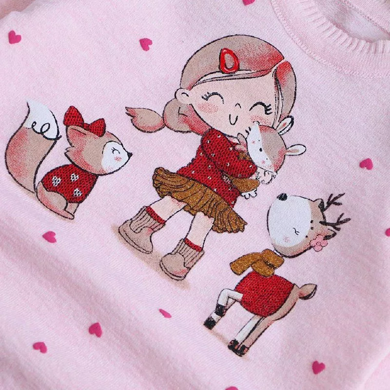 بلوز بافت گپ دختر آهو و روباه سایز ۴۰ تا ۵۰ کد ۵۱۰۷