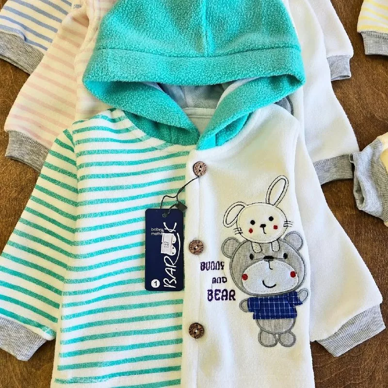 سویشرت شلوار راه راه خرس و خرگوش (فوتر) کد ۵۱۳۷