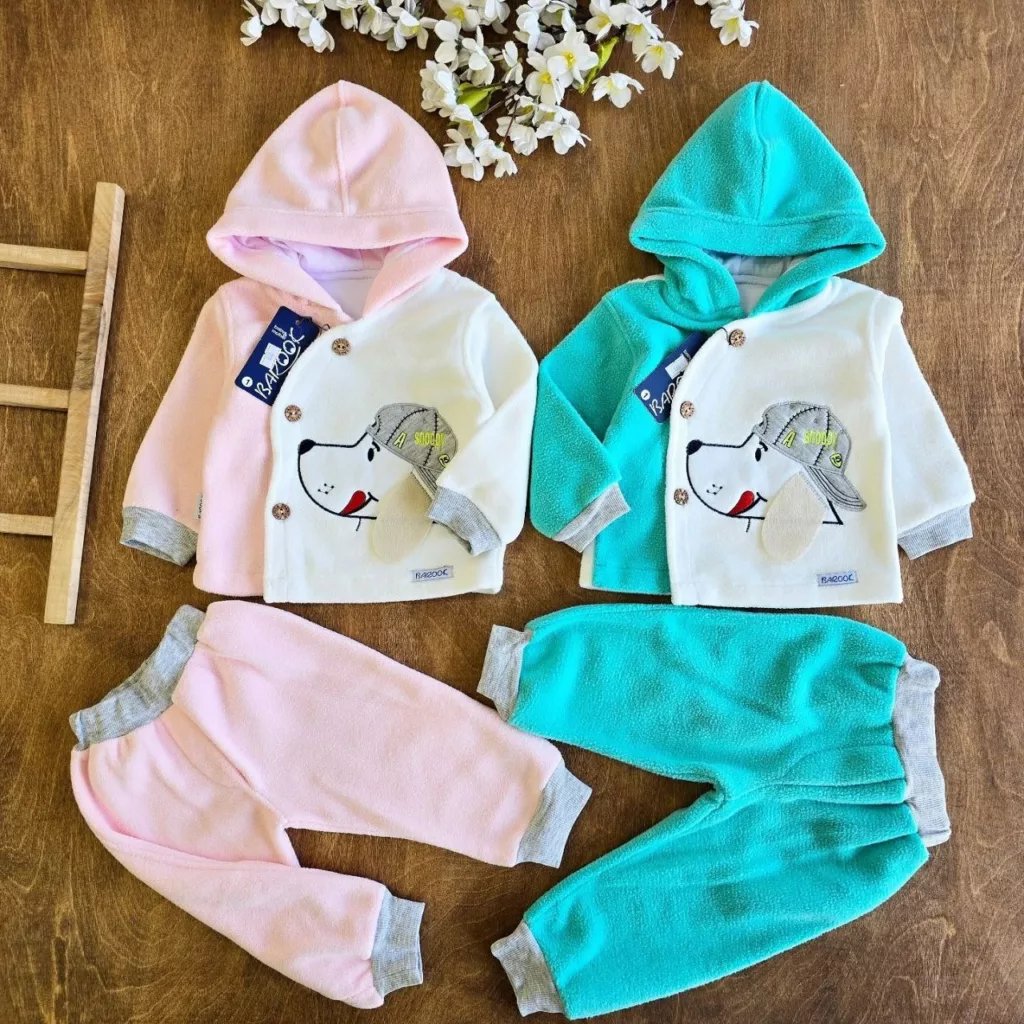 سویشرت شلوار طرح سگ گوش دار (فوتر) کد ۵۱۳۵