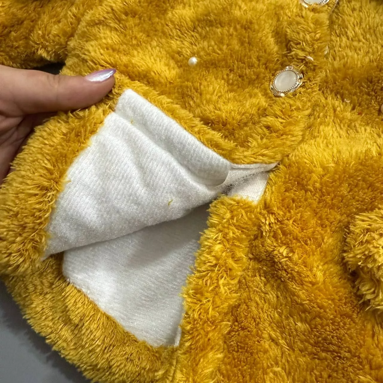 شنل و کلاه مرواریدی سایز ۱ تا ۴ کد ۵۱۹۵