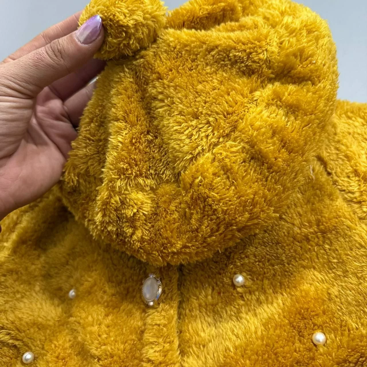 شنل و کلاه مرواریدی سایز ۱ تا ۴ کد ۵۱۹۵