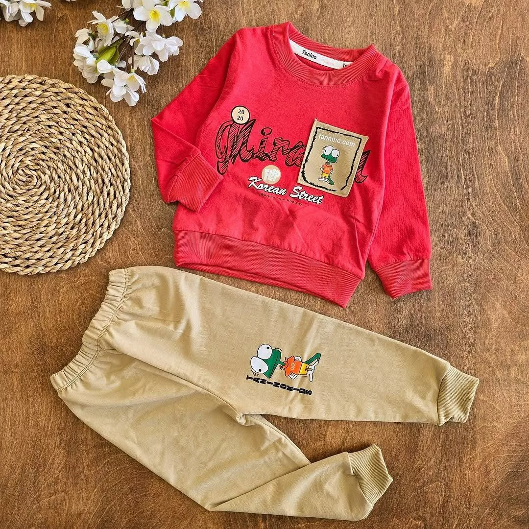 بلوز شلوار طرح رنگو کد ۵۱۷۱