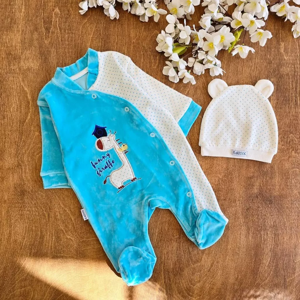 سرهمی مخمل جورابدار زرافه خالدار کد ۵۱۴۵