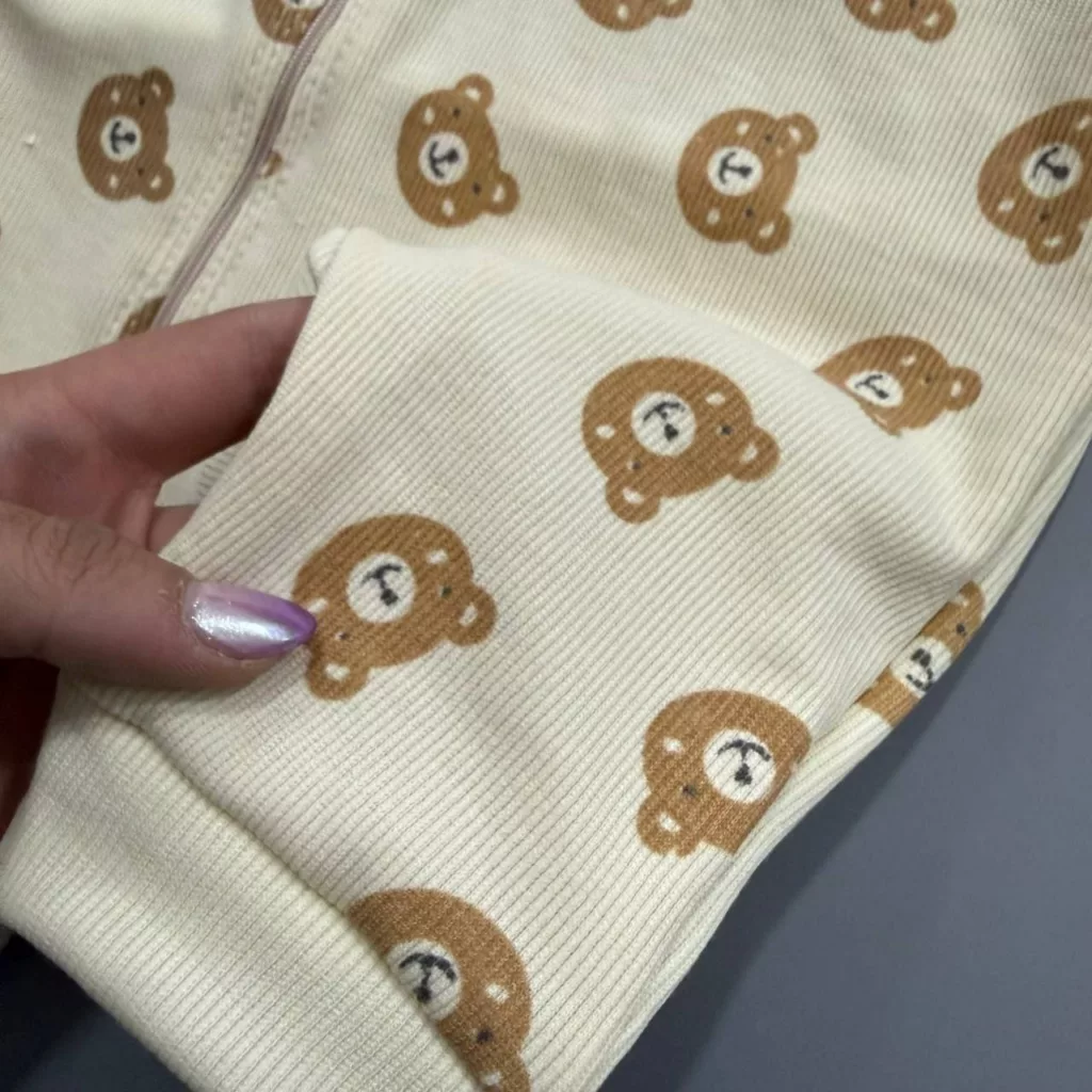 سرهمی کبریتی زیپی تمام چاپ خرس کد ۵۱۹۲