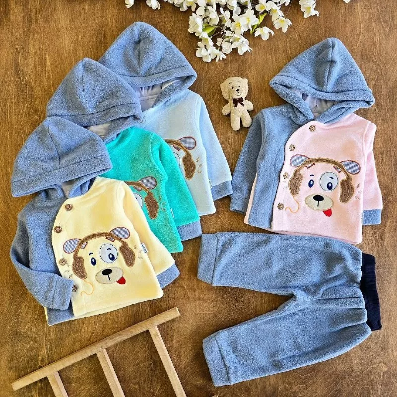 سویشرت شلوار طرح سگ هدفونی (فوتر) کد ۵۱۳۶