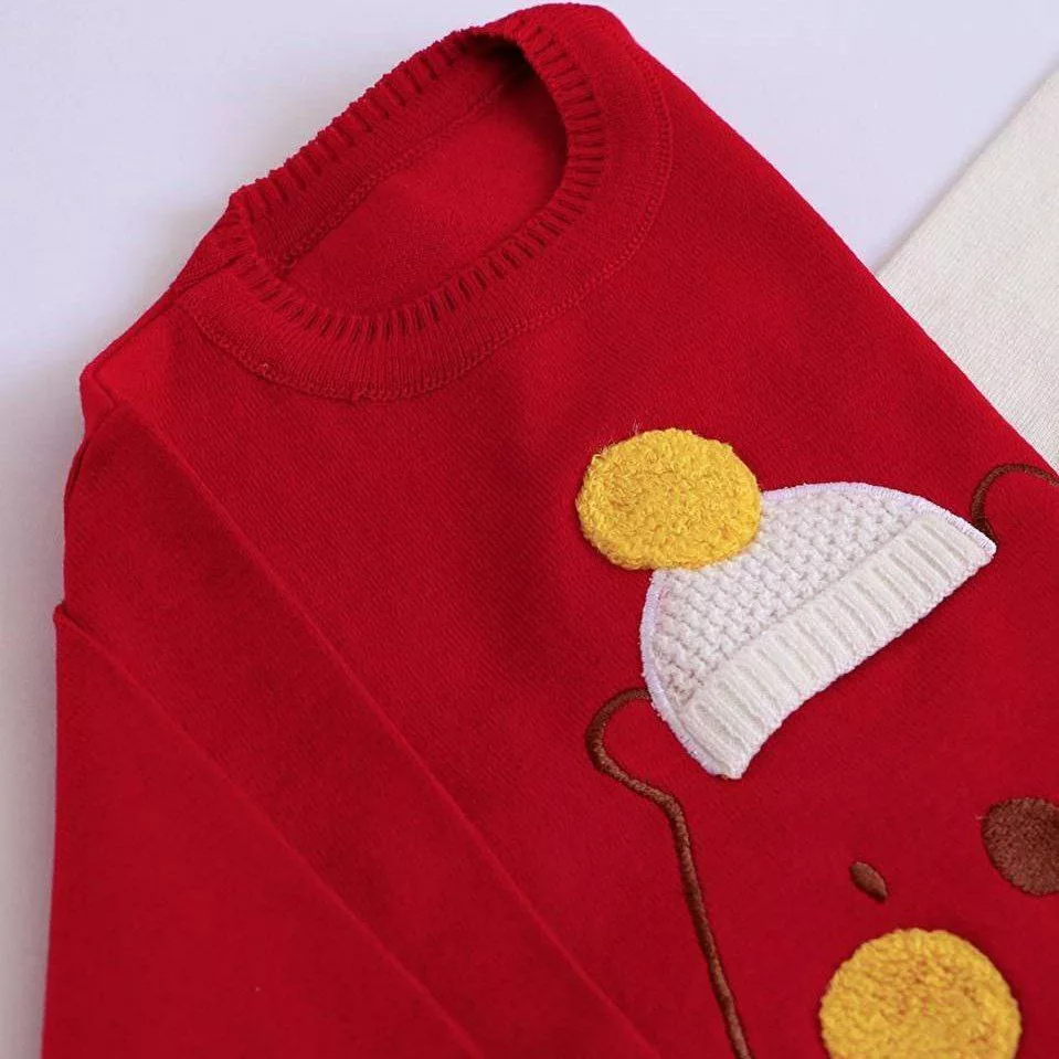 بلوز بافت گپ خرس کلاهدار CLDY کد ۵۰۹۹