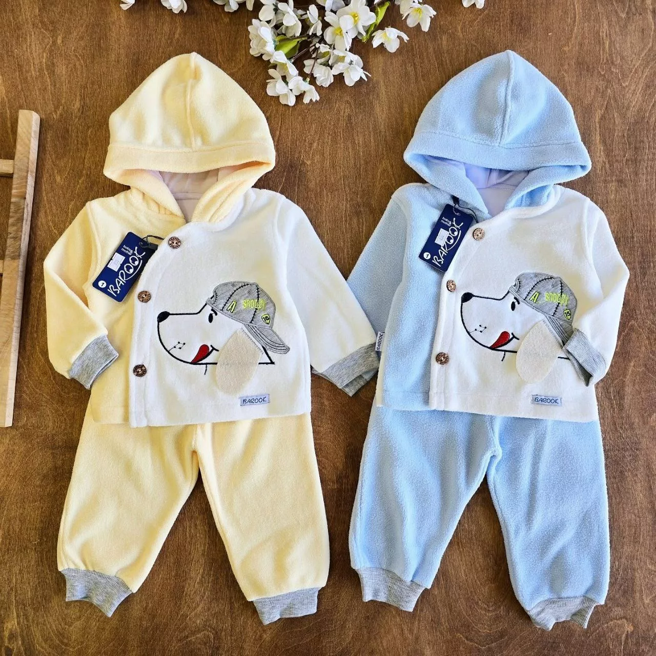 سویشرت شلوار طرح سگ گوش دار (فوتر) کد ۵۱۳۵