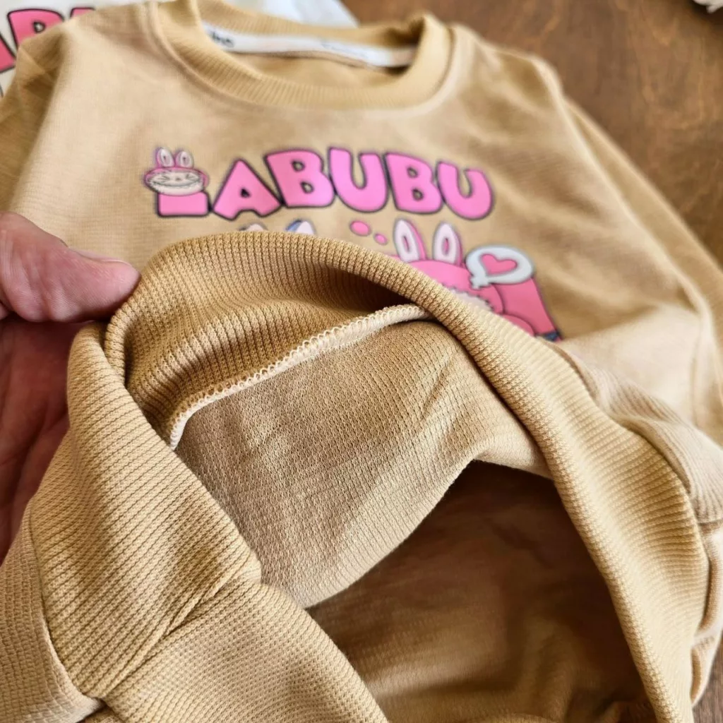 بلوز شلوار بیسکویتی لبوبوی خوابالو سایز ۳۵ تا ۵۰ کد ۵۱۸۹