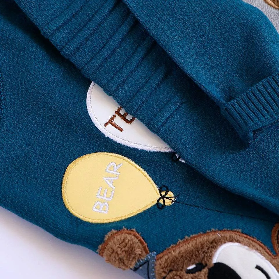 بلوز بافت گپ خرس بادکنکی سایز ۳۰ تا ۵۰ کد ۵۱۰۱