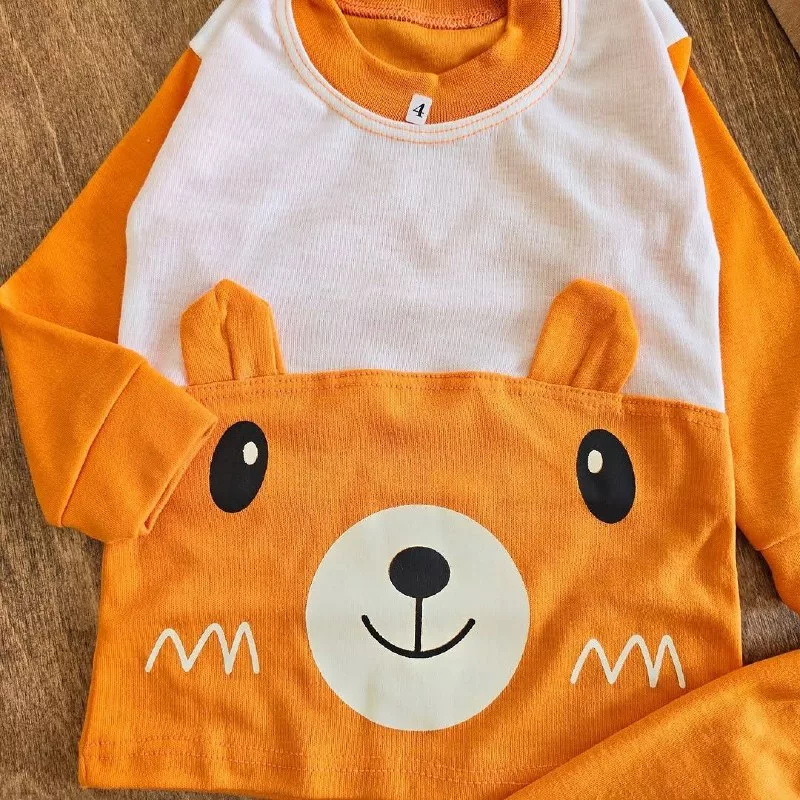 بلوز شلوار خرس گوش دار سایز ۴ تا ۶ کد ۵۱۶۰