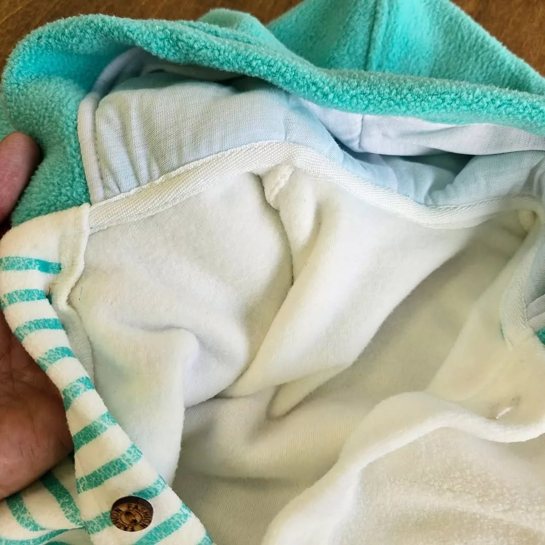 سرهمی فوتر خرس و خرگوش راه راه سایز ۱،۲ کد ۵۱۹۱