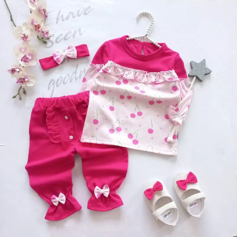 بلوز شلوار هددار گیلاس مدل آنیا کد ۵۱۸۶