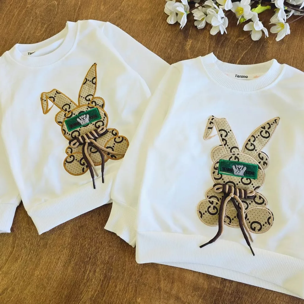 بلوز شلوار خرگوش گوچی بندی سایز 35،40 کد 4048