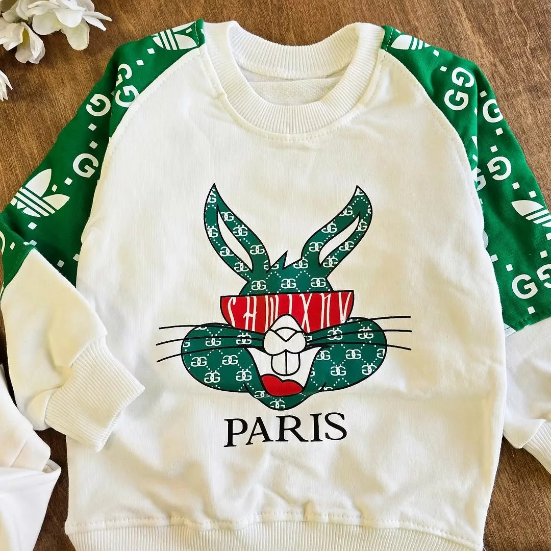 بلوز شلوار خرگوش گوچی دورس پنبه ns سایز 35 تا 45 کد 4140