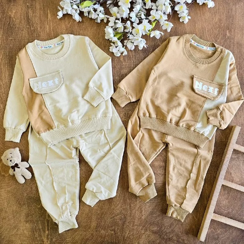 بلوز شلوار نکست Next دورس پنبه سایز ۳۵ تا ۴۵ کد ۵۱۳۰