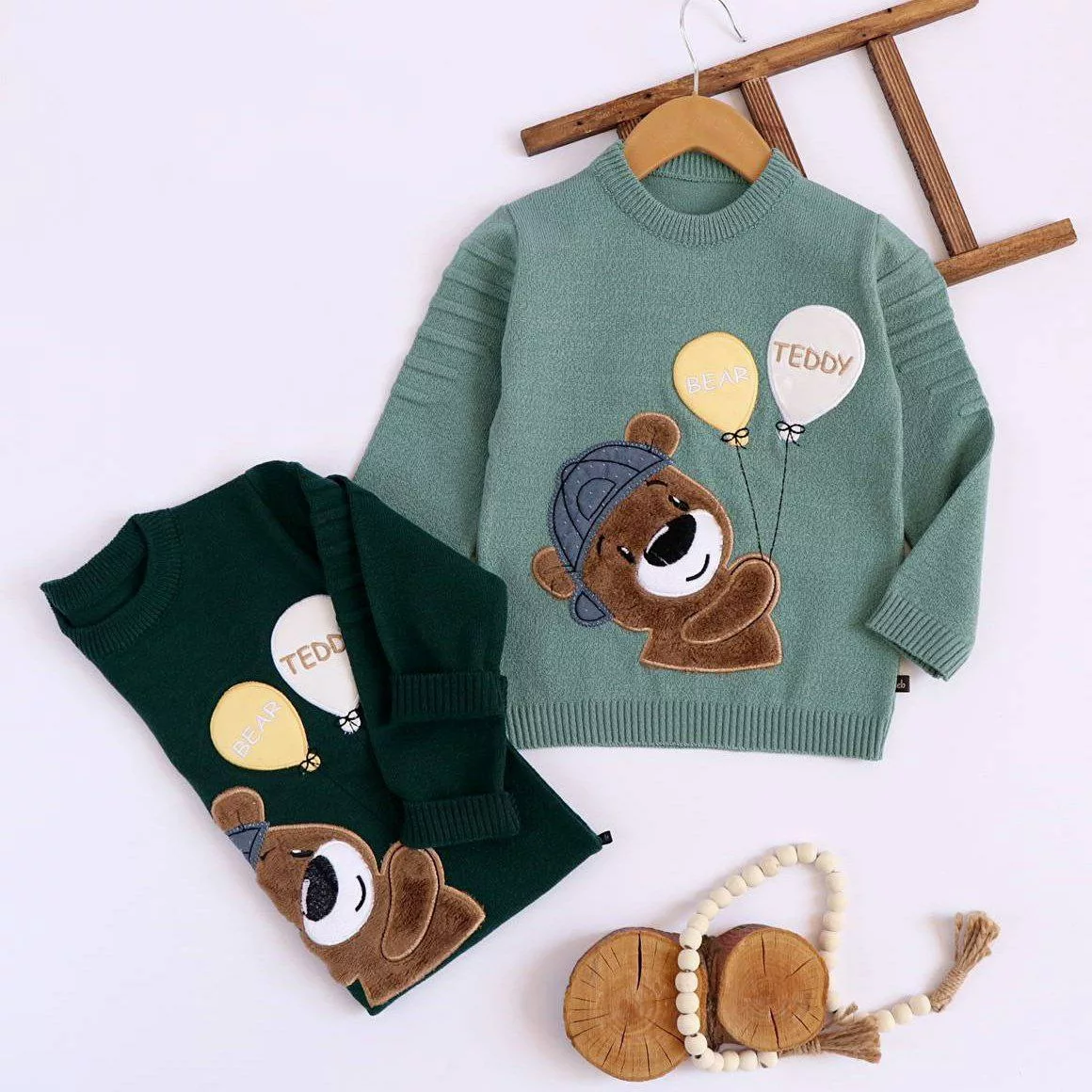 بلوز بافت گپ خرس بادکنکی سایز ۳۰ تا ۵۰ کد ۵۱۰۱