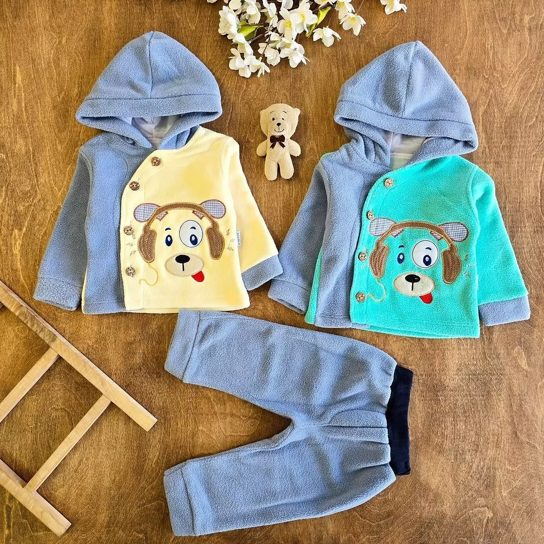 سویشرت شلوار طرح سگ هدفونی (فوتر) کد ۵۱۳۶