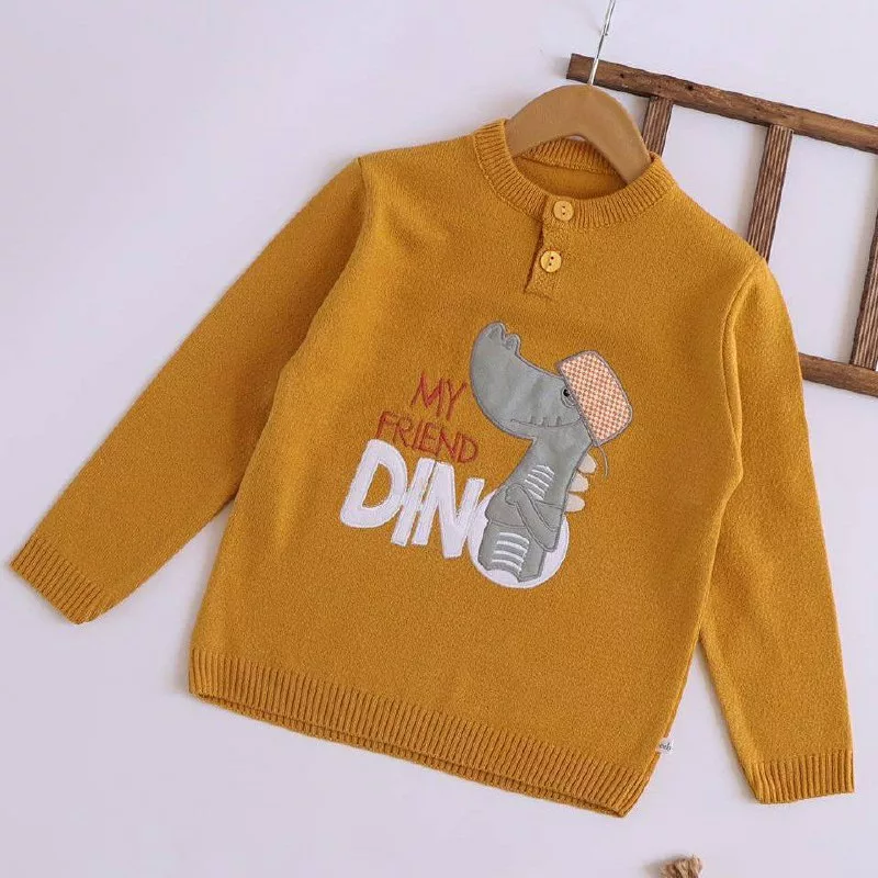 بلوز بافت گپ دکمه دار دایناسور Dino سایز ۳۰ تا ۴۵ کد ۵۱۰۴