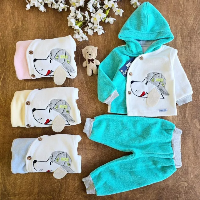 سویشرت شلوار طرح سگ گوش دار (فوتر) کد ۵۱۳۵