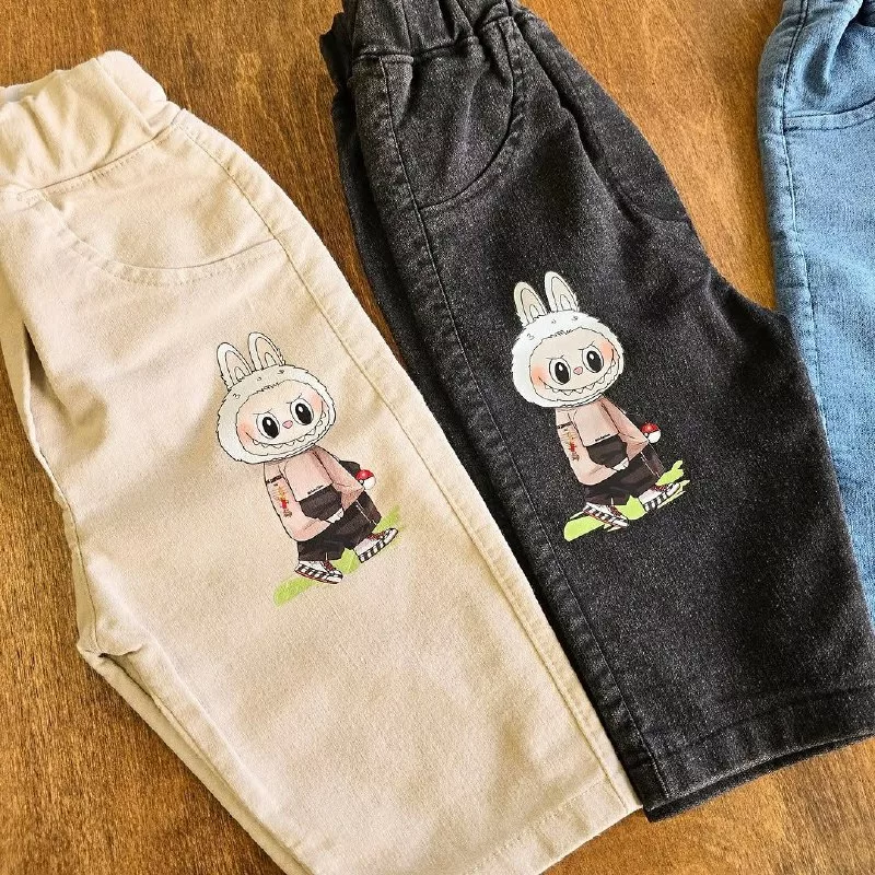 شلوار لی طرح لبوبو چاپی سایز ۴۰ تا ۵۵ کد ۵۱۶۷