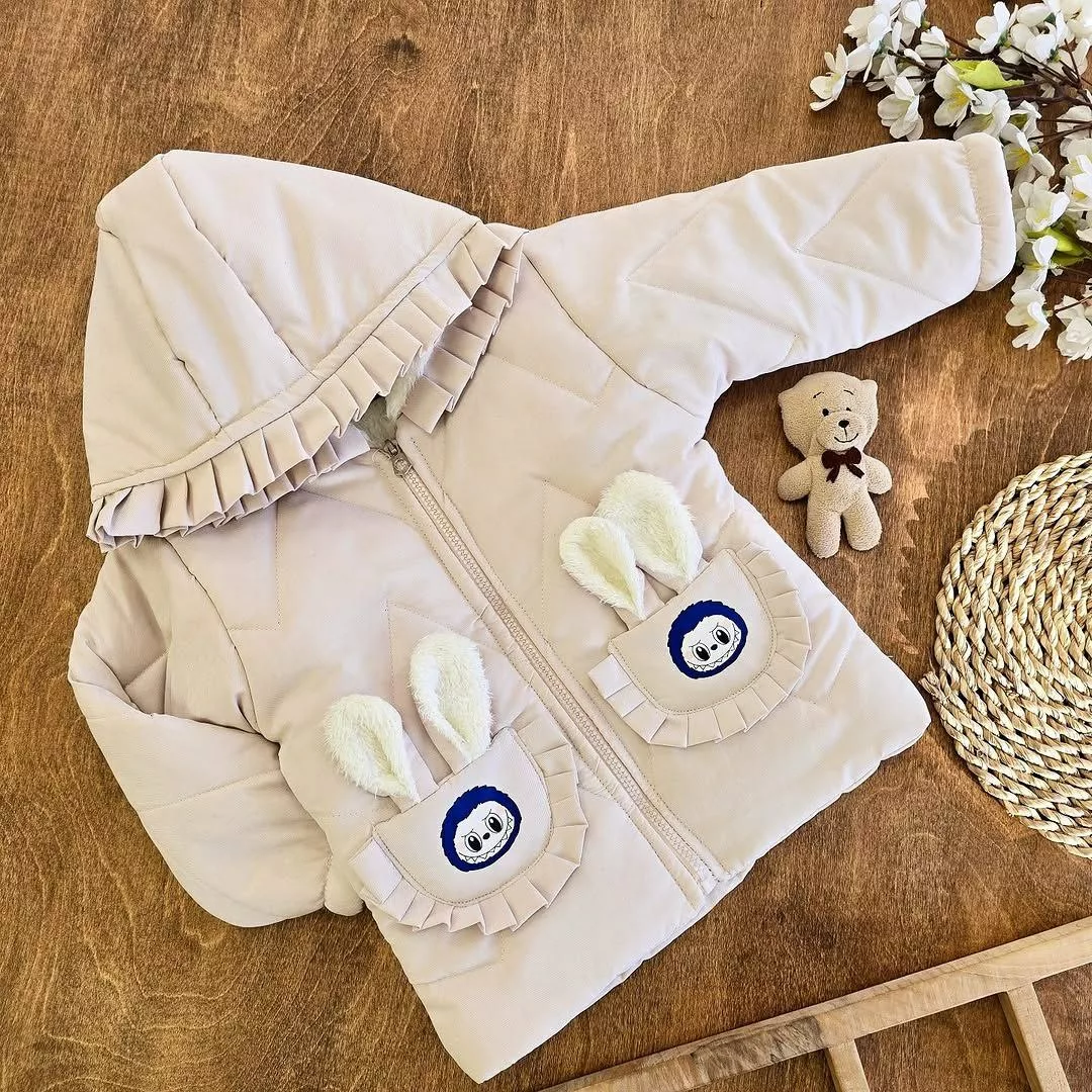 کاپشن خزدار لبوبو رویه میکرو کجراه کد ۵۱۹۳