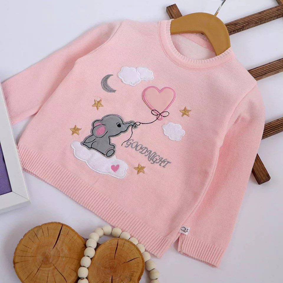 بلوز بافت گپ فیل بادکنک قلبی سایز ۳۰ تا ۴۰ کد ۵۱۰۶