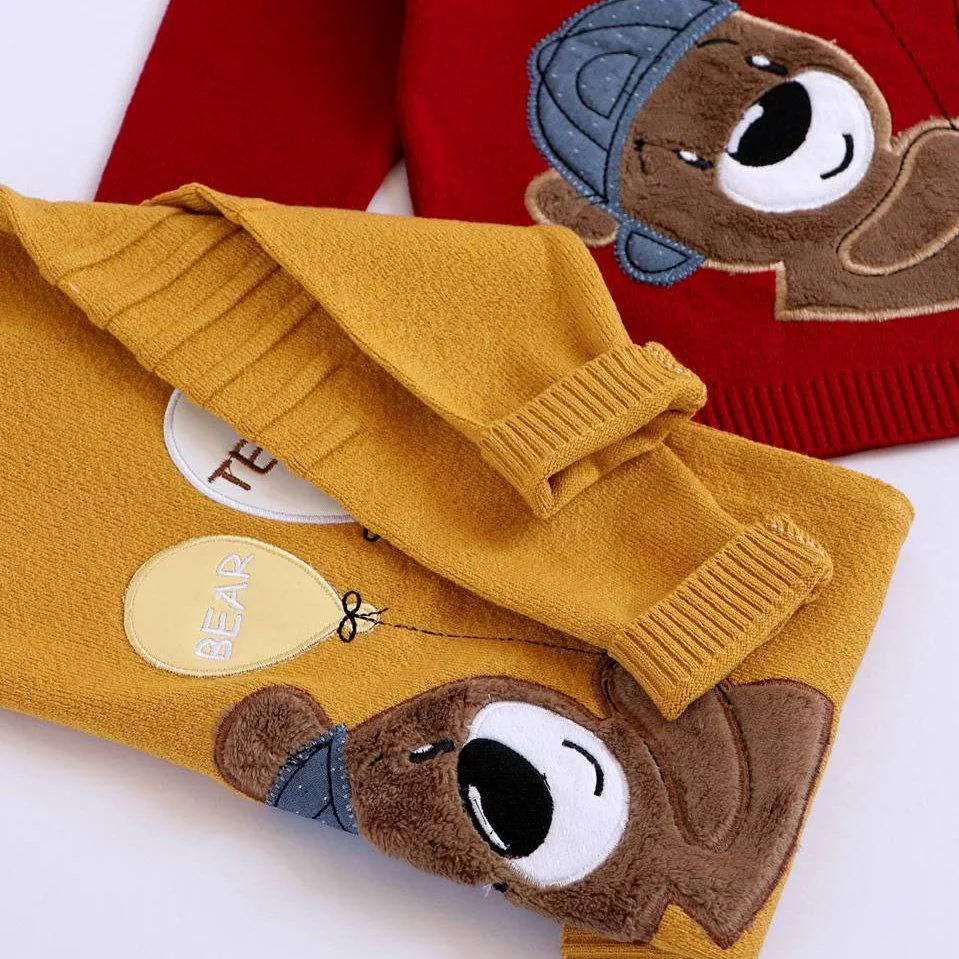 بلوز بافت گپ خرس بادکنکی سایز ۳۰ تا ۵۰ کد ۵۱۰۱