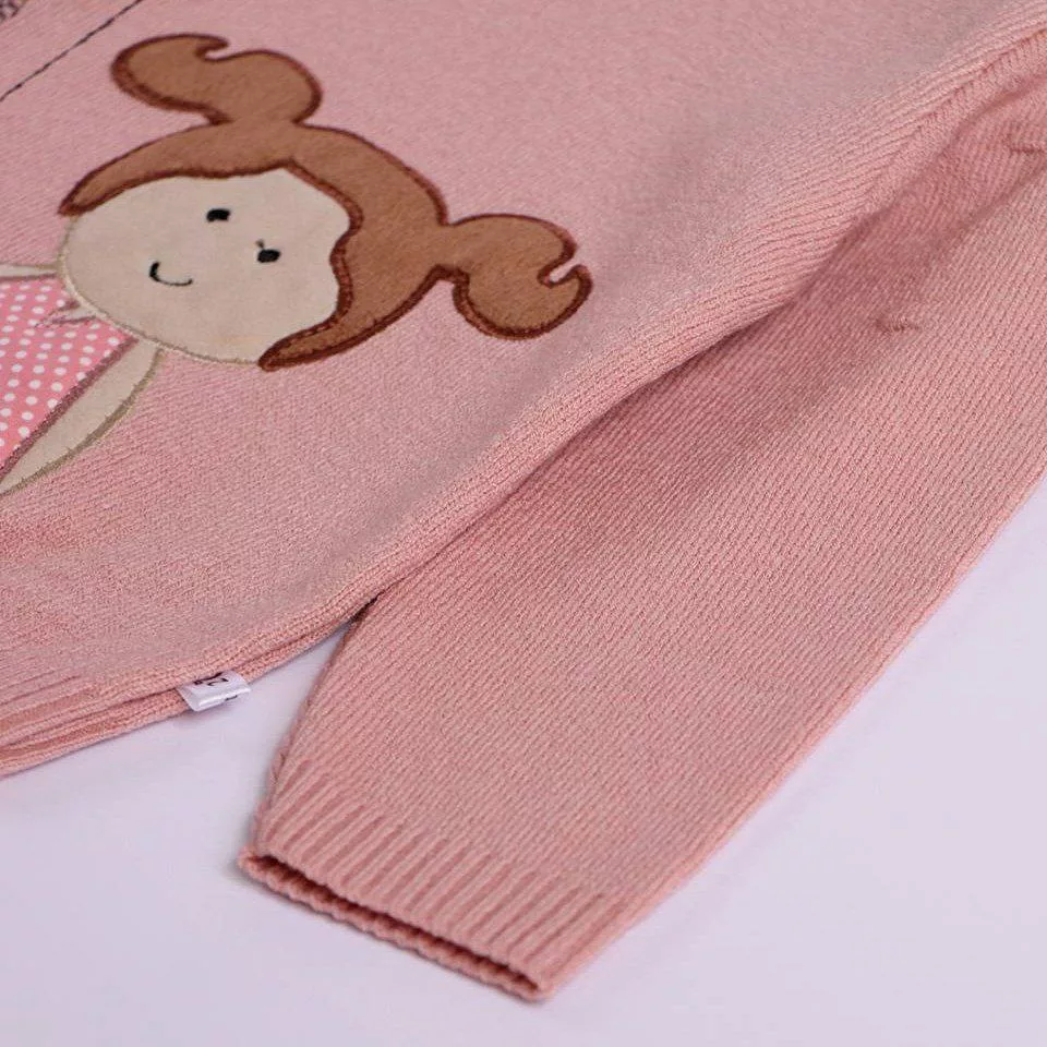 بلوز بافت گپ دختر پادار بادبادکی سایز ۳۰ تا ۴۰ کد ۵۱۰۸