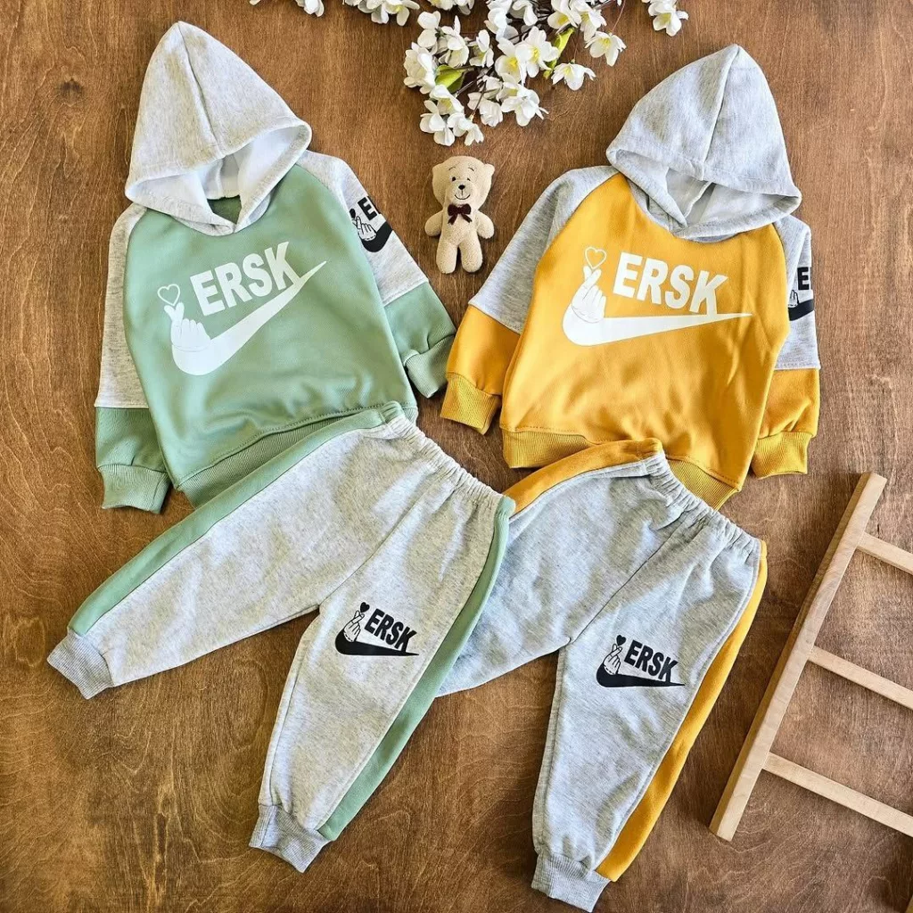 هودی شلوار توکرکی طرح نایک قلبی ERSK کد ۵۱۳۲