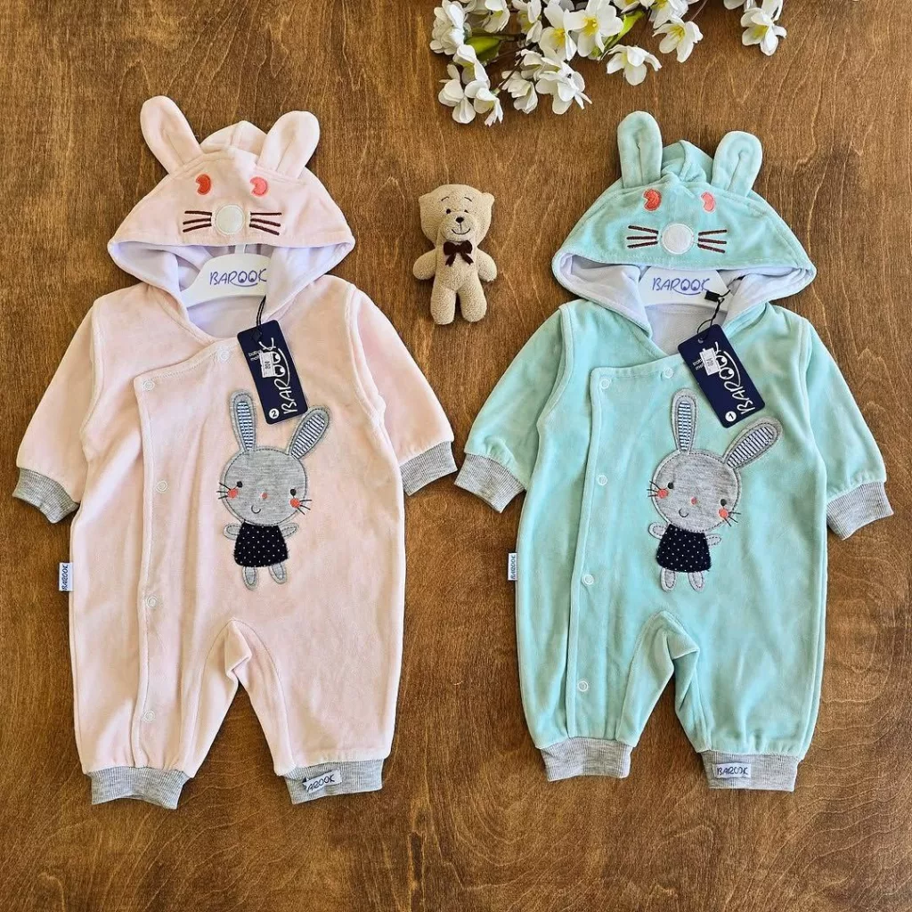 سرهمی مخمل کلاه چسبیده خرگوش گوش دراز کد ۵۱۴۴