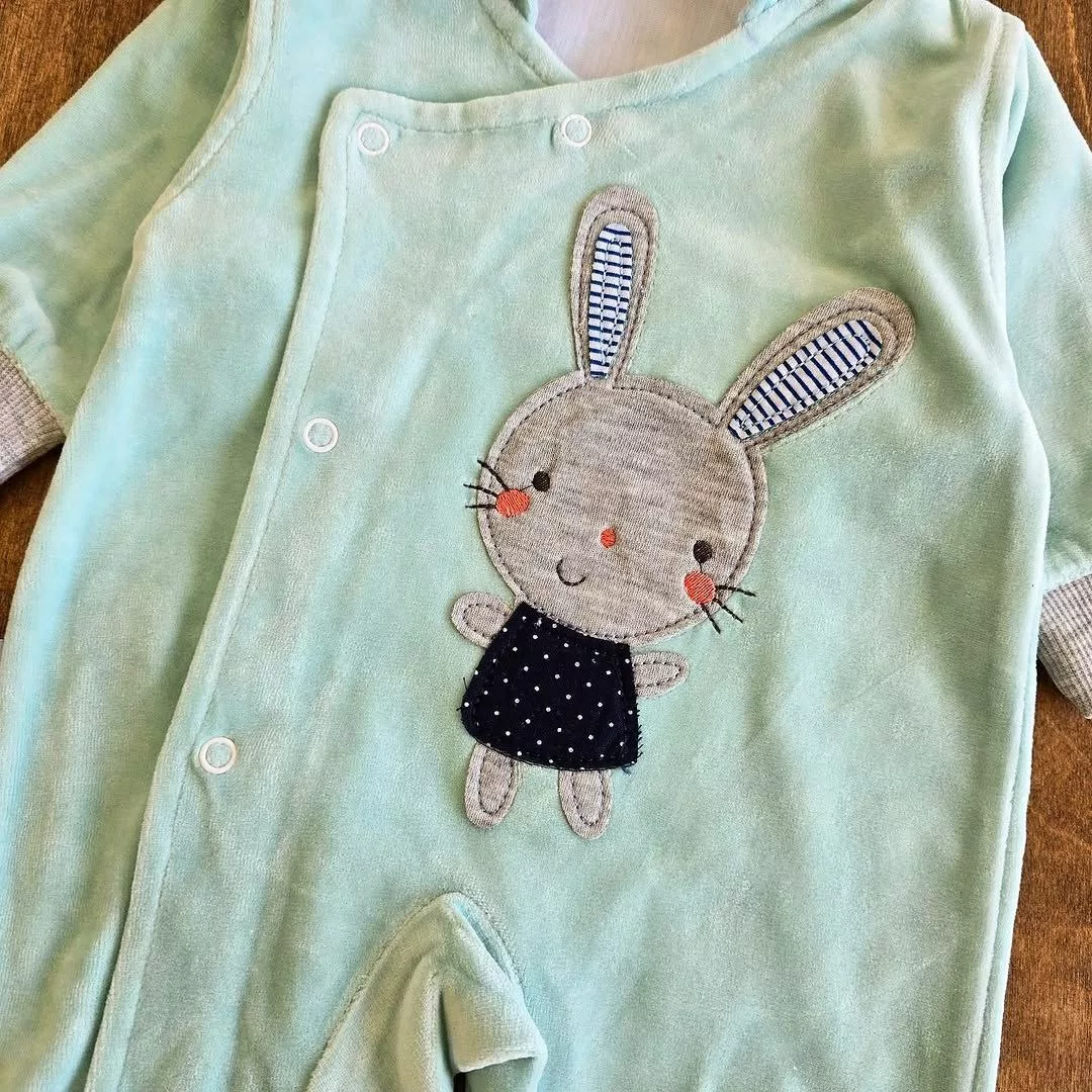 سرهمی مخمل کلاه چسبیده خرگوش گوش دراز کد ۵۱۴۴