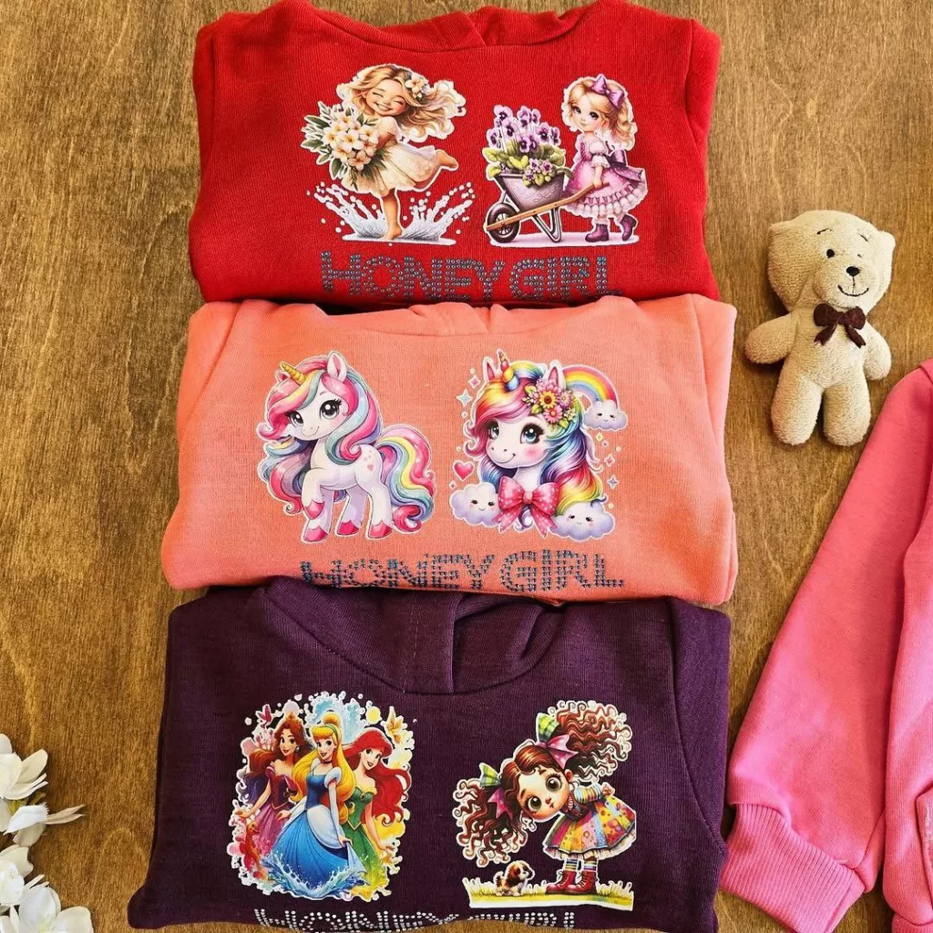 هودی شلوار توکرکی دخترانه honey girl کد ۵۱۶۹