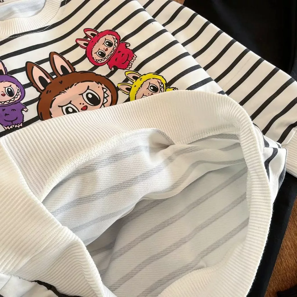 بلوز شلوار راه راه لبوبو سایز ۴۰ تا ۵۵ کد ۵۳۱۱