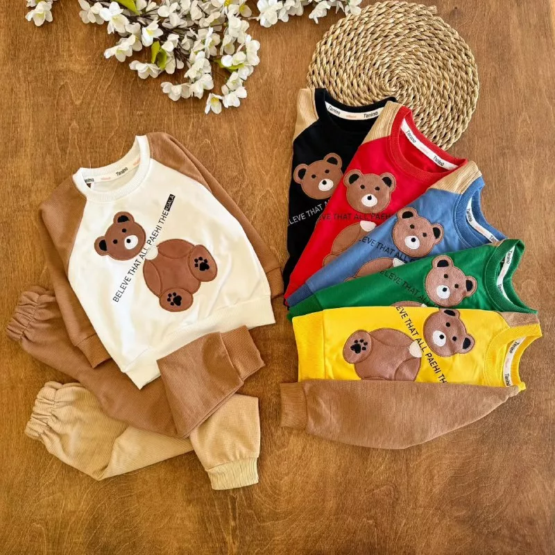 بلوز شلوار خرس کله جدا سایز ۳۵،۴۰ کد ۵۲۴۲