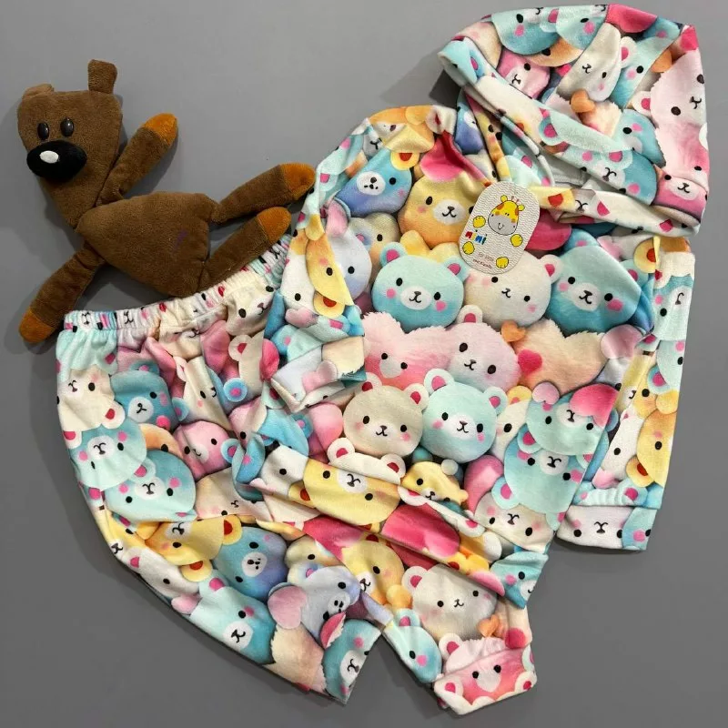 هودی شلوار مخمل سایز ۳۵،۴۰ کد ۵۲۵۶