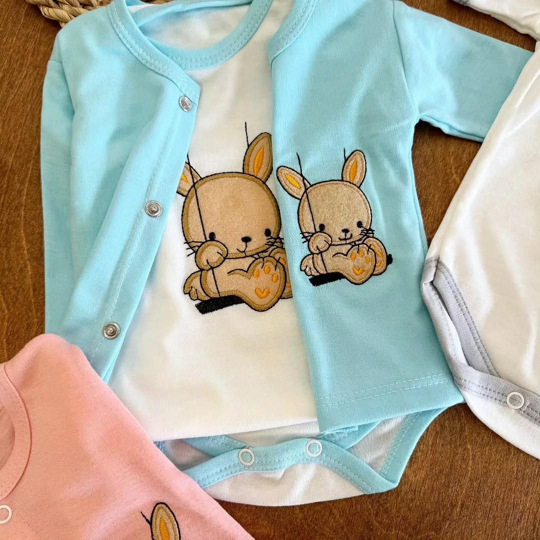 ست 3 تکه خرگوش تاب بازی سایز ۱ تا ۳ کد ۵۲۵۲