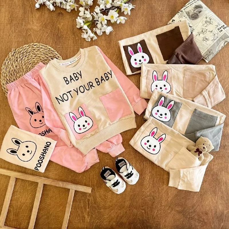 بلوز شلوار خرگوش جیبدار not your baby سایز ۴۰،۴۵ کد ۵۳۰۷