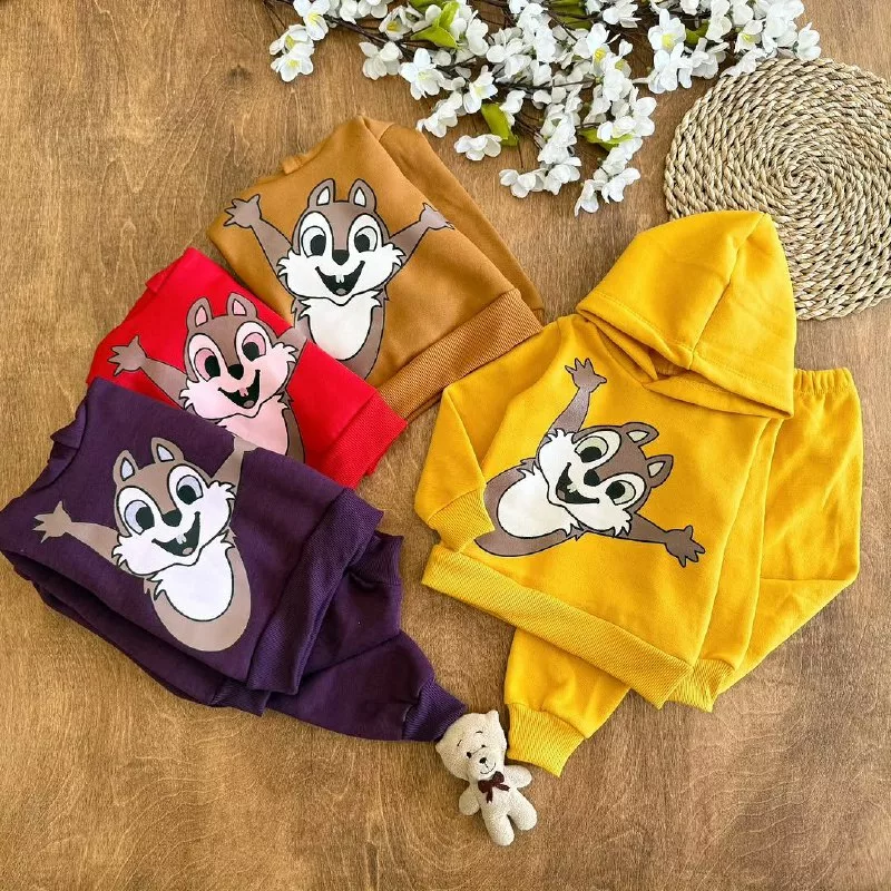 هودی شلوار توکرکی سنجاب سایز ۳۵،۴۰ کد ۵۲۴۷