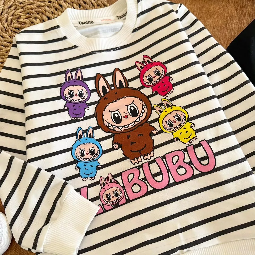 بلوز شلوار راه راه لبوبو سایز ۴۰ تا ۵۵ کد ۵۳۱۱