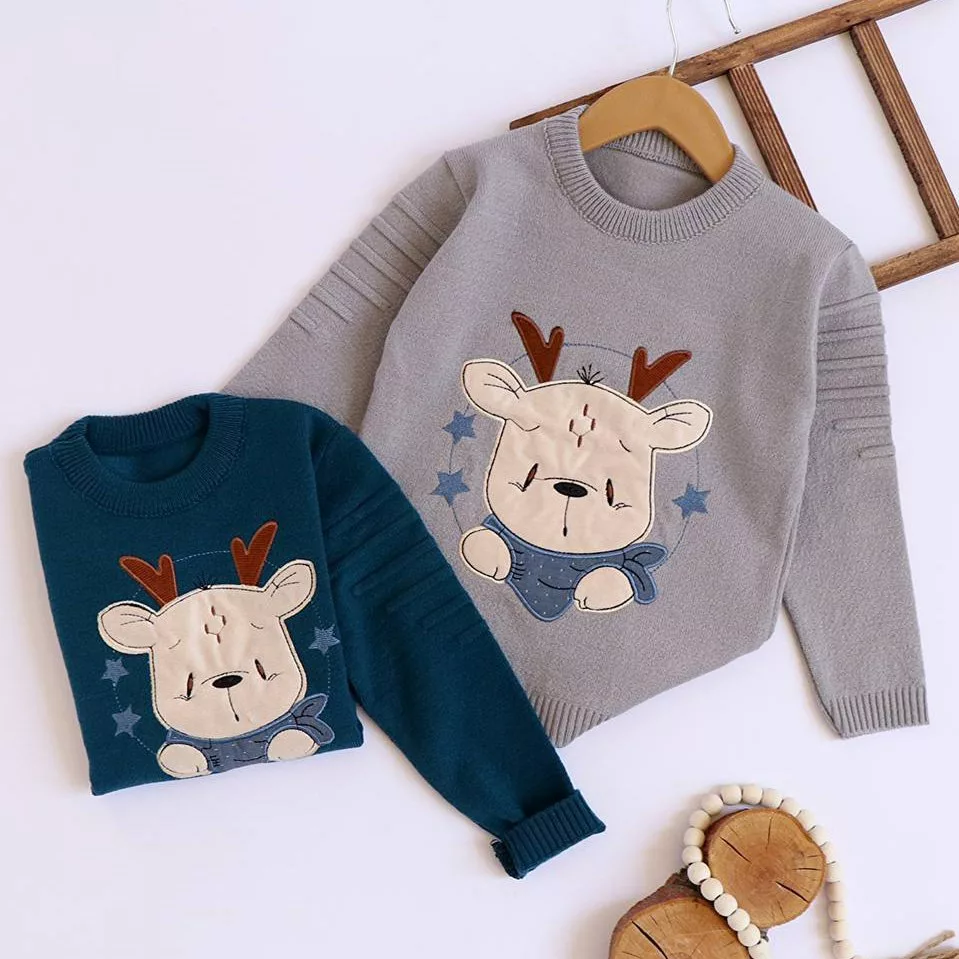 بافت گپ گوزن و ستاره سایز ۳۵ تا ۴۵ کد ۵۲۳۱