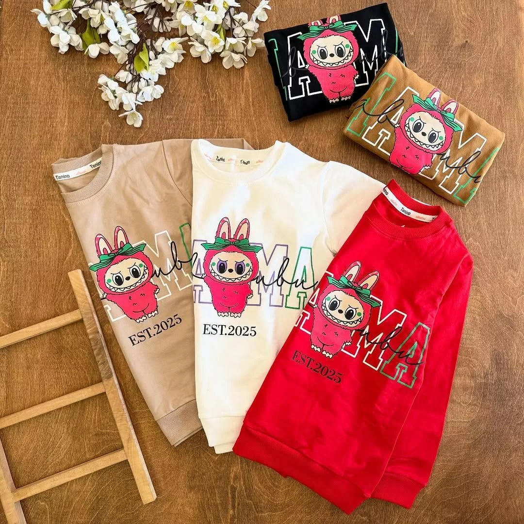 بلوز تک دورس پنبه لبوبو سایز ۵۰،۵۵ کد ۵۲۱۷