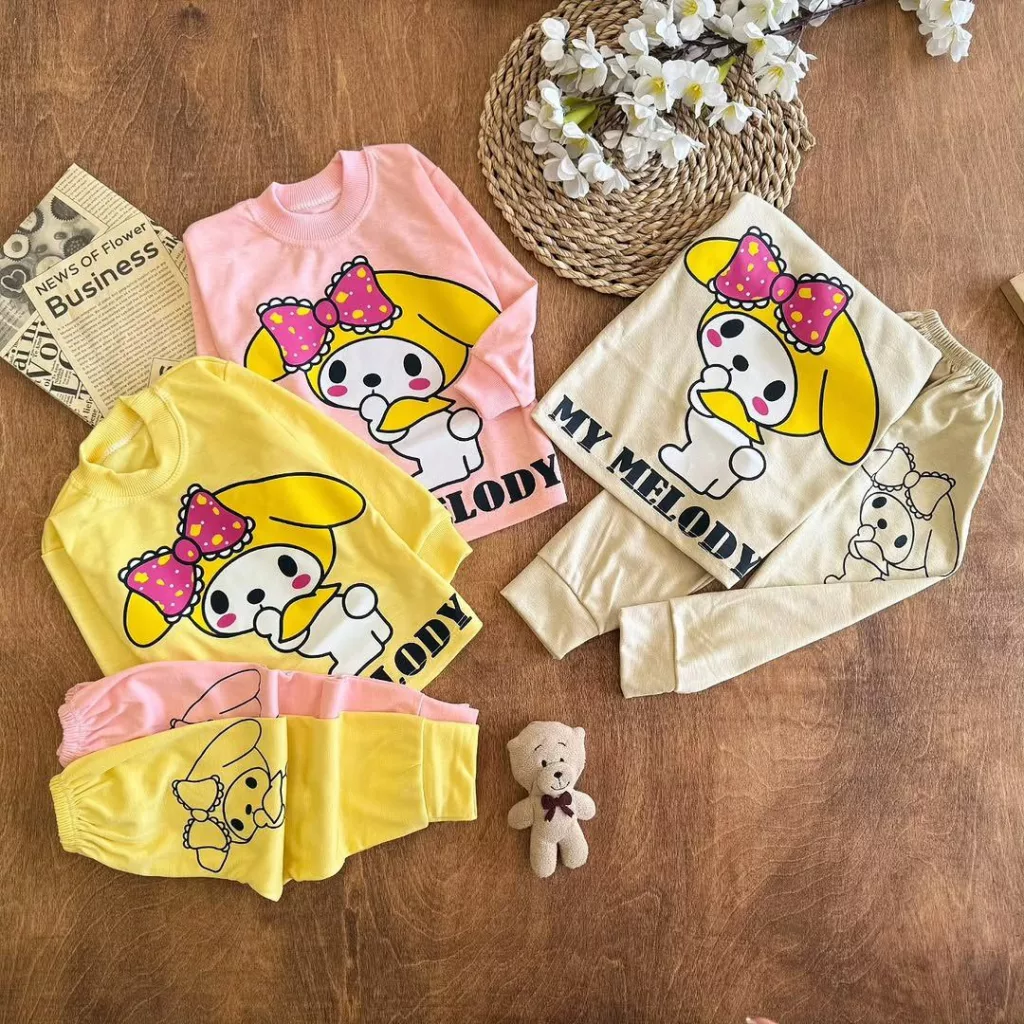 بلوز شلوار ملودی my melody سایز ۴ تا ۶ کد ۵۲۸۷