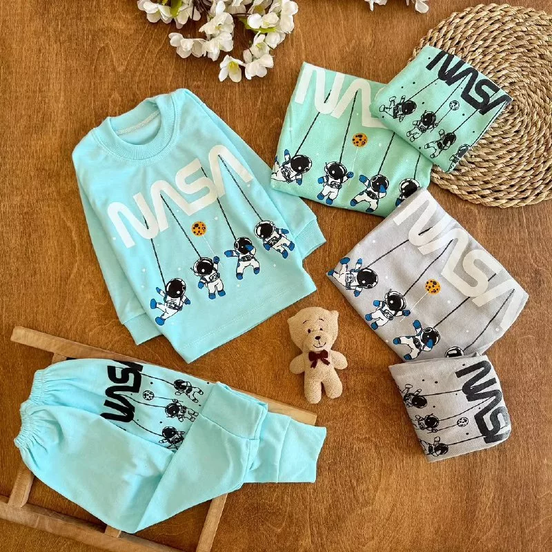 بلوز شلوار فضانورد ناسا Nasa سایز ۴ تا ۶ کد ۵۲۳۹