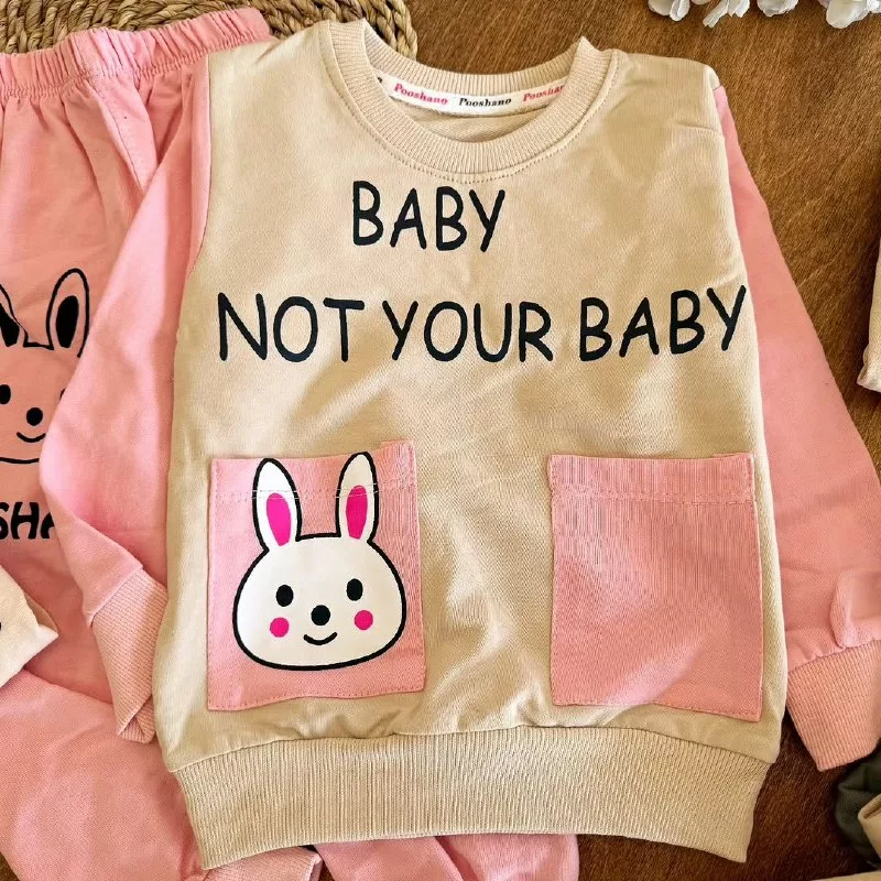 بلوز شلوار خرگوش جیبدار not your baby سایز ۴۰،۴۵ کد ۵۳۰۷