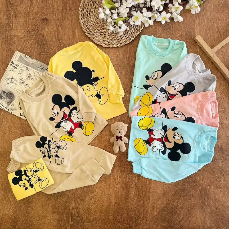 بلوز شلوار میکی موس سایز ۴ تا ۶ کد ۵۳۱۶